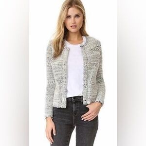 IRO Carlene Boucle Knit‎ Button Up Blazer